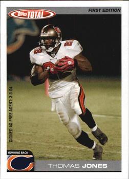 2004 Topps Total - First Edition #61 Thomas Jones Front