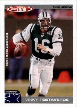 2004 Topps Total - First Edition #168 Vinny Testaverde Front