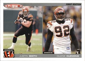 2004 Topps Total - First Edition #226 Justin Smith  / Duane Clemons Front