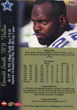 1997 Collector's Edge Extreme - Foil #P46 Emmitt Smith Back