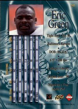 1997 Collector's Edge Masters #141 Eric Green Back