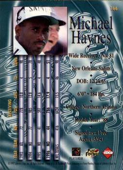 1997 Collector's Edge Masters #166 Michael Haynes Back