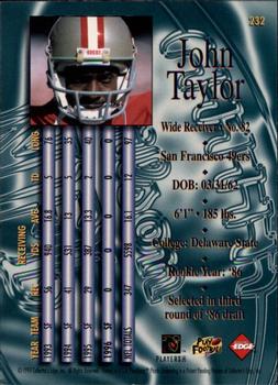 1997 Collector's Edge Masters #232 John Taylor Back