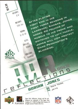 2004 Upper Deck Reflections - Green #215 Adrian Jones Back