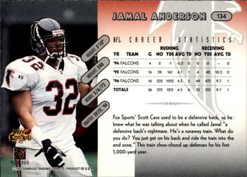 1997 Donruss #134 Jamal Anderson Back