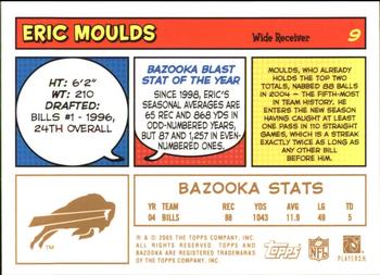 2005 Bazooka - Gold #9 Eric Moulds Back