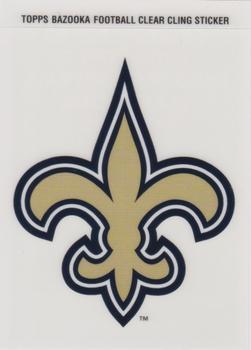 2005 Bazooka - Window Clings #NNO New Orleans Saints Front