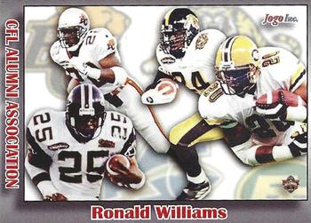 2023 JOGO CFL Alumni Series 41 #846 Ronald Williams Front