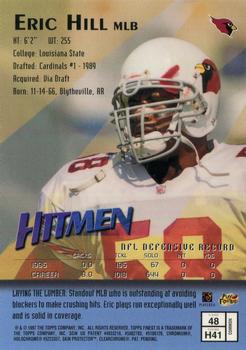 1997 Finest #48 Eric Hill Back