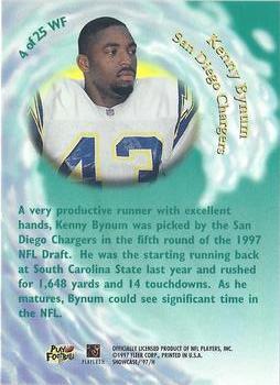 1997 Flair Showcase - Wave of the Future #4 WF Kenny Bynum Back