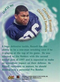 1997 Flair Showcase - Wave of the Future #23 WF Darrell Russell Back