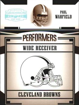 2005 Donruss Gridiron Gear - Performers Silver Holofoil #P-37 Paul Warfield Front