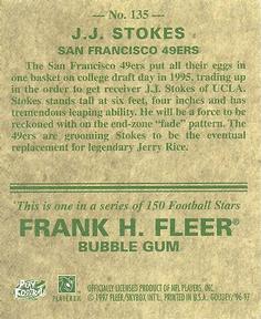 1997 Fleer Goudey #135 J.J. Stokes Back