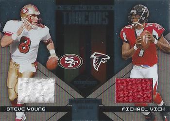 2005 Leaf Limited - Common Threads #CT-1 Steve Young / Michael Vick Front