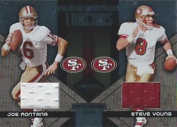 2005 Leaf Limited - Common Threads #CT-43 Joe Montana / Steve Young Front