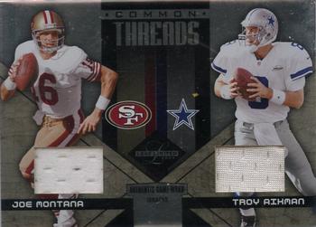 2005 Leaf Limited - Common Threads #CT-45 Joe Montana / Troy Aikman Front
