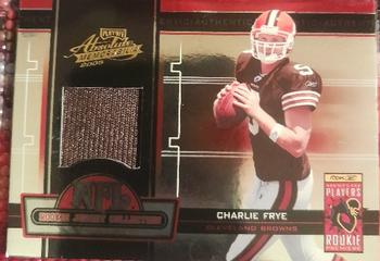 2005 Playoff Absolute Memorabilia - Rookie Jerseys #9 Charlie Frye Front