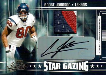 2005 Playoff Absolute Memorabilia - Star Gazing Jersey Prime #SG-18 Andre Johnson Front