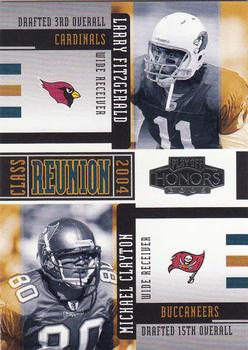 2005 Playoff Honors - Class Reunion #CR-26 Larry Fitzgerald / Michael Clayton Front