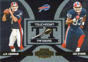 2005 Playoff Honors - Touchdown Tandems Foil #TT-2 J.P. Losman / Lee Evans Front