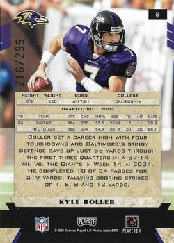 2005 Playoff Honors - X's #8 Kyle Boller Back