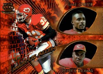 1997 Pacific Crown Collection - Team Checklists #15 Marcus Allen / Dale Carter / Derrick Thomas Front