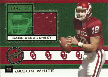 2005 Press Pass - Game Used Jerseys Gold #JC/JW Jason White Front