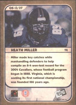 2005 Press Pass SE - Old School #OS 13 Heath Miller Back