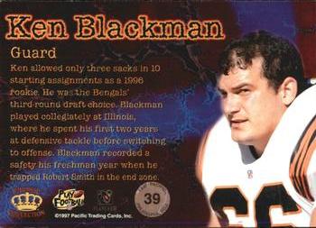 1997 Pacific Philadelphia - Gold #39 Ken Blackman Back