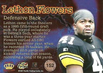 1997 Pacific Philadelphia - Gold #152 Lethon Flowers Back