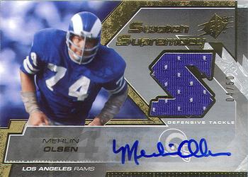 2005 SPx - Swatch Supremacy Autographed #SWA-MO Merlin Olsen Front