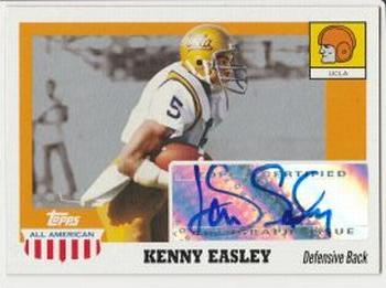 2005 Topps All American - Autographs #A-KE Kenny Easley Front