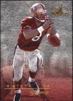 1997 Pinnacle Inscriptions #2 Steve Young Front
