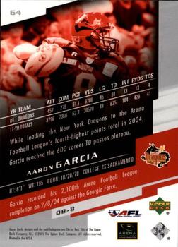 2005 Upper Deck AFL #64 Aaron Garcia Back