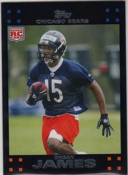 2007 Topps - Chicago Bears #4 Drisan James Front