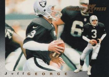 1997 Pinnacle X-Press #54 Jeff George Front