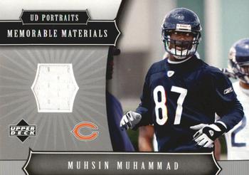 2005 Upper Deck Portraits - Memorable Materials #MM-MM Muhsin Muhammad Front