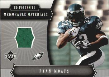 2005 Upper Deck Portraits - Memorable Materials #MM-RM Ryan Moats Front