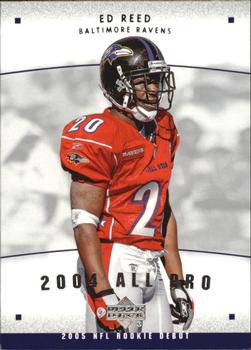 2005 Upper Deck Rookie Debut - All-Pros #AP-24 Ed Reed Front