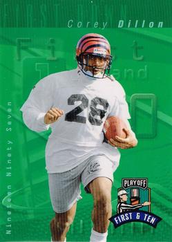 1997 Playoff First & Ten #166 Corey Dillon Front