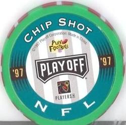 1997 Playoff First & Ten - Chip Shots Green #54 Chris Spielman Back