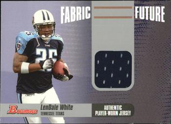 2006 Bowman - Fabric of the Future #FF-LW LenDale White Front