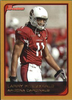 2006 Bowman - Gold #60 Larry Fitzgerald Front
