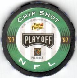 1997 Playoff Absolute Beginnings - Chip Shots Black #39 Johnnie Morton Back