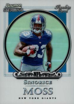 2006 Bowman Sterling - Refractors #24 Sinorice Moss Front