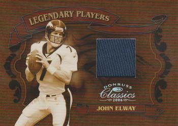 2006 Donruss Classics - Legendary Players Jerseys #LP-9 John Elway Front