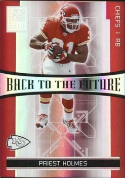 2006 Donruss Elite - Back to the Future Red #BTF-22 Priest Holmes / Larry Johnson Front