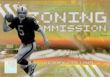 2006 Donruss Elite - Zoning Commission Gold #ZC-10 Kerry Collins Front