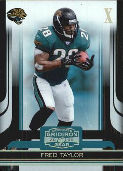2006 Donruss Gridiron Gear - Gold Holofoil X's #49 Fred Taylor Front