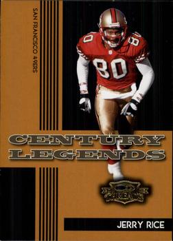 2006 Donruss Threads - Century Legends Gold #CL-9 Jerry Rice Front